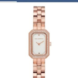 Karl  Lagerfeld  Linda rose gold- tone watch